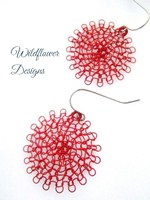 Red Wire Flowers