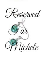 Reserved for MK - Erinite Wire Wrapped Earrings