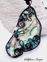 Wired Paua in Black w  Teal shades