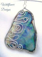 Wired Paua in Silver